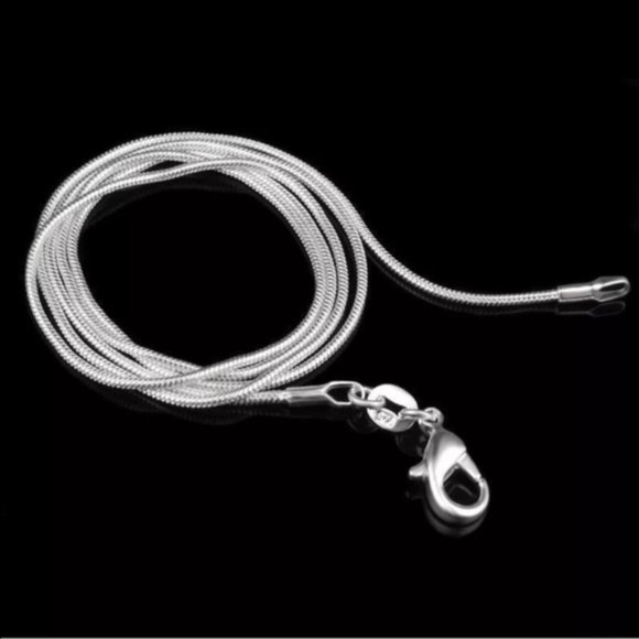 Jewelry - 925 Sterling Silver 30" Snake Chain Necklace